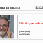 Sólo sé… ¡que nada entiendo!